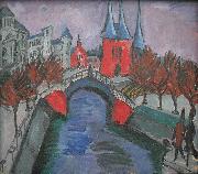 Ernst Ludwig Kirchner Ernst Ludwig Kirchner: Elisabethufer oil painting artist